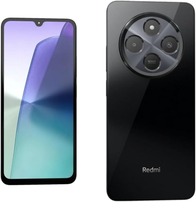Xiaomi Redmi 14C 4G LTE (for Tello Mint & Global)(256GB + 4GB) Factory Unlocked Global ROM GSM 6.88" 50MP Triple Camera Dual Sim 2409BRN2CL Model (Midnight Black)