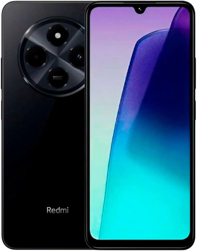 Xiaomi Redmi 14C 4G LTE (for Tello Mint & Global)(256GB + 4GB) Factory Unlocked Global ROM GSM 6.88" 50MP Triple Camera Dual Sim 2409BRN2CL Model (Midnight Black)