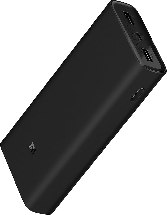 Xiaomi MI 50W Power Bank 2000, 20000mah, USB-C Input/Output Plus 2 USB-A Output, Charge 3 Devices Simultaneously, Output Upto 50W, Black
